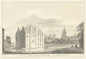 Het Huis en dorp Scherpenzeel door Pieter Jan van Liender