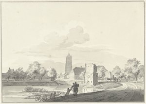 Overblijfselen van de Veerpoort te Heukelom door Pieter Jan van Liender