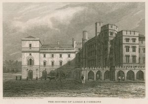 De Huizen van Lords en Commons door Pieter Jansz. Quast