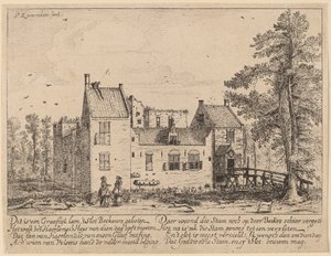 Kasteel Berkenrode door Pieter Jansz Saenredam