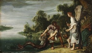 De engel en Tobias met de vis