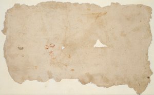 Hagar en de Engel (recto); Schets van het Gezicht van een Vrouw (verso) door Pieter Lastman