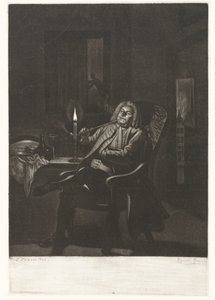 Pijprokende man door Pieter Louw