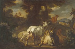 Landschap met Mercurius en Battus