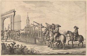 Intocht van Marie de Medici in Amsterdam [plaat 1 van 6]