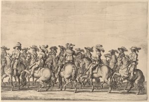 Intocht van Maria de Medici in Amsterdam [plaat 3 van 6] door Pieter Nolpe