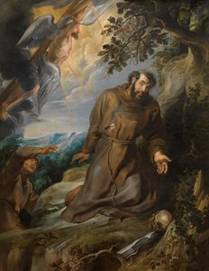 Sint Franciscus ontvangt de Stigmata