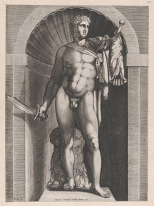 Speculum Romanae Magnificentiae: Diomedes met het Palladium in zijn linkerhand