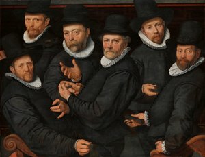 Zes waardijns van de Lakenen, Amsterdam, 1599