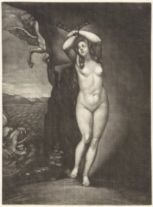 Andromeda aan de rots geketend door Pieter Schenk (I)