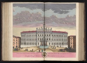 Palazzo di Montecitorio te Rome door Pieter Schenk (I)