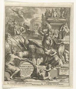Titelblad voor de Europische Mercurius van 1702 door Pieter Sluyter