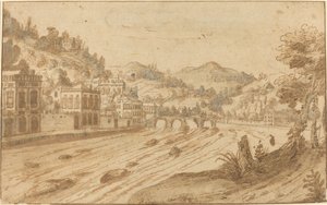 Riviergezicht door Pieter Stevens
