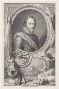 Portret van Maurits, prins van Oranje door Pieter Tanjé