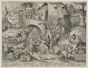 Inuidia door Pieter Bruegel the Elder