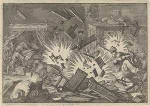 Het beleg van Riga door het Russische leger onder Tsaar Alexei Mikhailovich in 1656, 1698