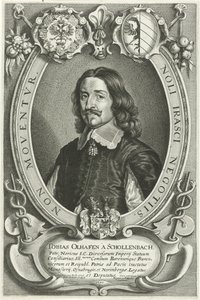 Portret van Tobias Oelhafen van Schöllenbach door Pieter de Jode (II)