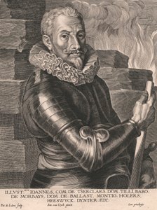 Illustmus. Joannes, Com. de Tserclaes. Dom. Tilli. Baro. de Morbays, Dom. de Ballast. Montig. Holers. Heeswyck, Dynter, Etc. door Pieter de Jode