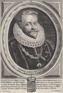 Portret van Albert VII, aartshertog van Oostenrijk, ca. 1650 door Pieter de Jode II