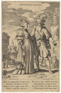 Germanicus Habitus, uit Mode van verschillende naties