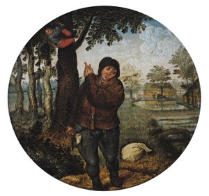 Het Beroven van het Vogelnest door Pieter Brueghel the Younger