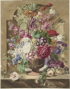 Bloemstuk door Pieter van Loo