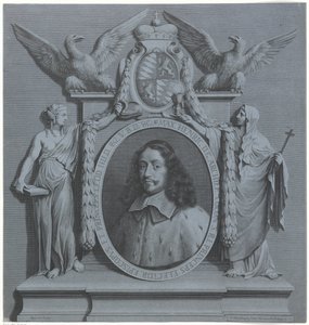 Portret van Maximiliaan Hendrik van Beieren, aartsbisschop van Keulen door Pieter van Schuppen