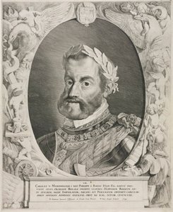 Portret van keizer Karel V door Pieter van Sompel