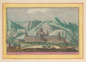 Achteraanzicht van het Escorial