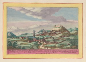 Gezicht op de plaats Vélez-Málaga in Andalusië
