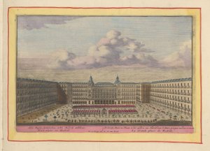 Plaza Mayor te Madrid door Pieter van den Berge
