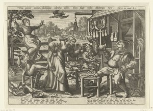 Het bedorven huishouden door Pieter van der Borcht (I)