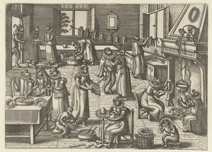 Kragenatelier door Pieter van der Borcht (I)