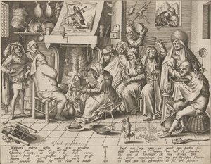 Carnaval door Pieter van der Heyden