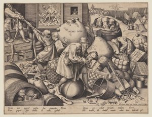 "Nemo Non" (Ieder mens zoekt zijn eigen winst) door Pieter van der Heyden