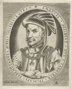 Portret van Emanuel Philibert, hertog van Savoye door Pieter van der Heyden