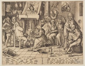Vastenavond door Pieter van der Heyden