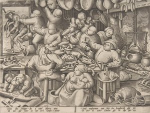 De Vette Keuken, 1563 door Pieter van der Heyden