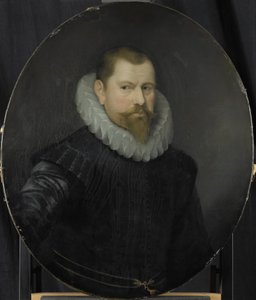 Portret van Cornelis Matelieff de Jongere, Directeur van de Rotterdamse Kamer van de VOC, gekozen in 1602 door Pieter van der Werff