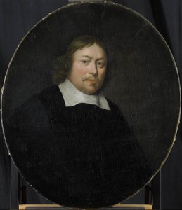Portret van Gerard van Bergen, Directeur van de Rotterdamse Kamer van de VOC, gekozen in 1653 door Pieter van der Werff