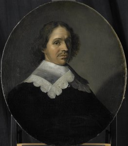 Portret van Paulus Verschuur, zeven keer burgemeester van Rotterdam en ook directeur van de Rotterdamse Kamer van de VOC, gekozen in 1651