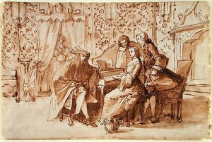 Een muziekfeest door Pietro Antonio Novelli