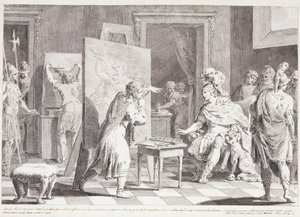 Alexander de Grote in het Atelier van Apelles