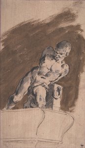 Geketende Naakte Gevangene, Na Pietro Tacca door Pietro Antonio Novelli