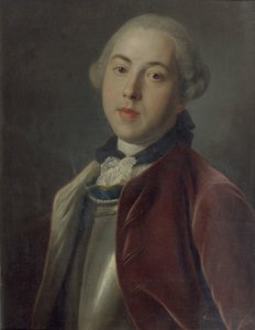 Portret van Graaf Alexander Mikhaylovich Golitsyn door Pietro Antonio Rotari
