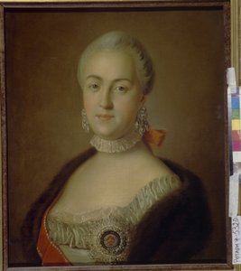 Portret van Groothertogin Yekaterina Alexeyevna, 1761 door Pietro Antonio Rotari