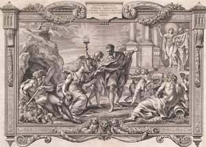 Annibale Carracci Introduceert Schilderkunst aan Apollo en Minerva, 1674