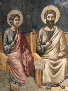 Het laatste oordeel (uittreksel) door Pietro Cavallini