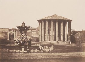 Tempel van Vesta door Pietro Dovizielli