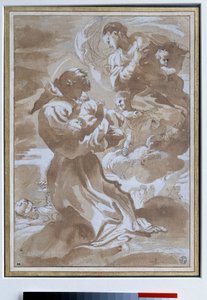 De Maagd vertrouwt het kind Jezus toe aan Sint Franciscus van Assisi